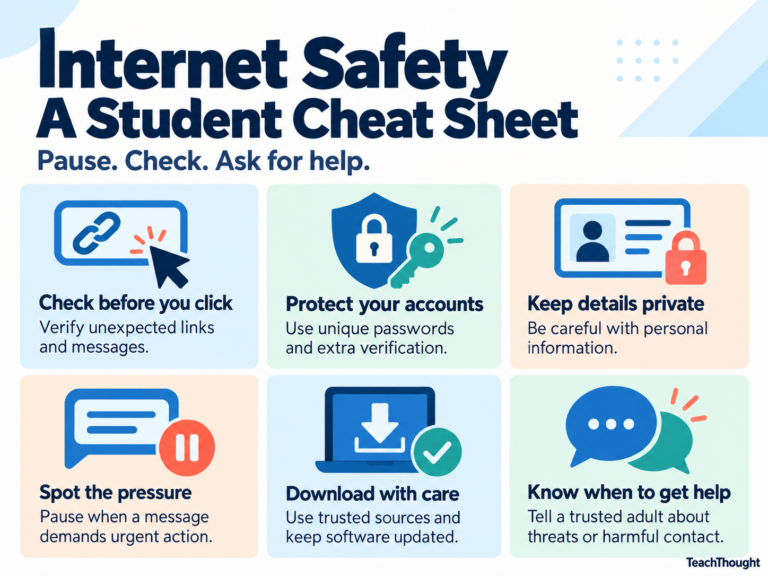 Digital Media Use In Schools: An Internet Safety Cheat Sheet