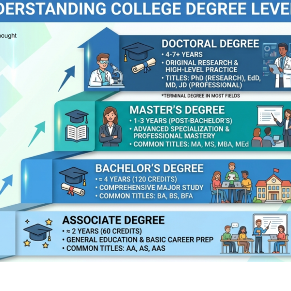 What Are The College Degree Levels?