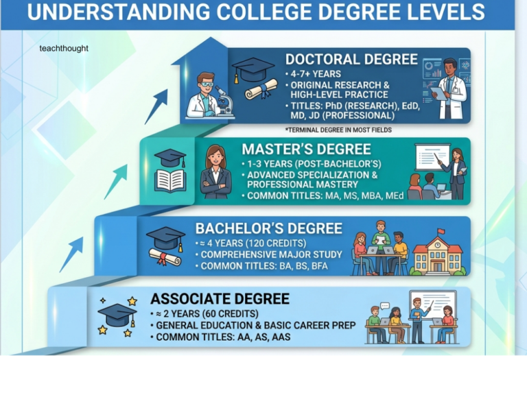What Are The College Degree Levels?