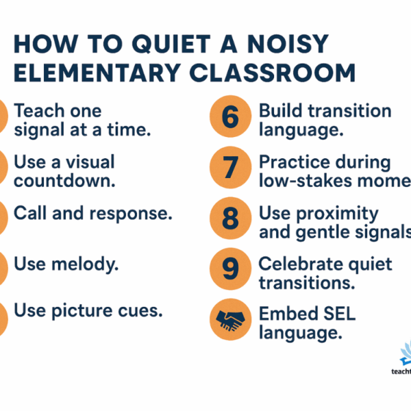How to quiet noisy elementary classroom
