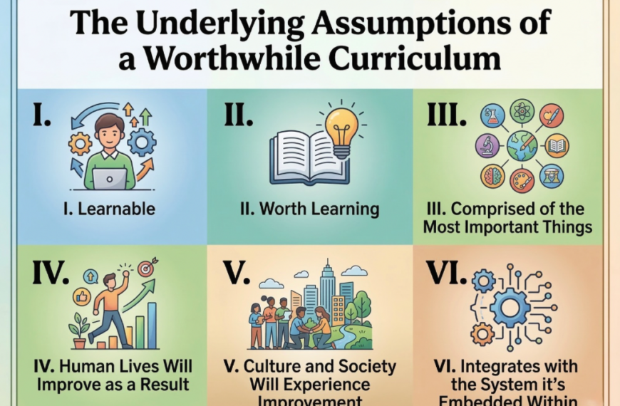 The Underlying Assumptions Of A Curriculum