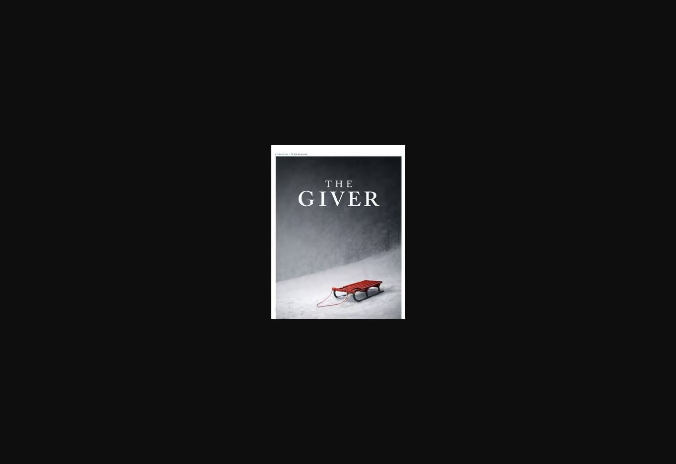 The Giver Anticipation Guide — current product cover