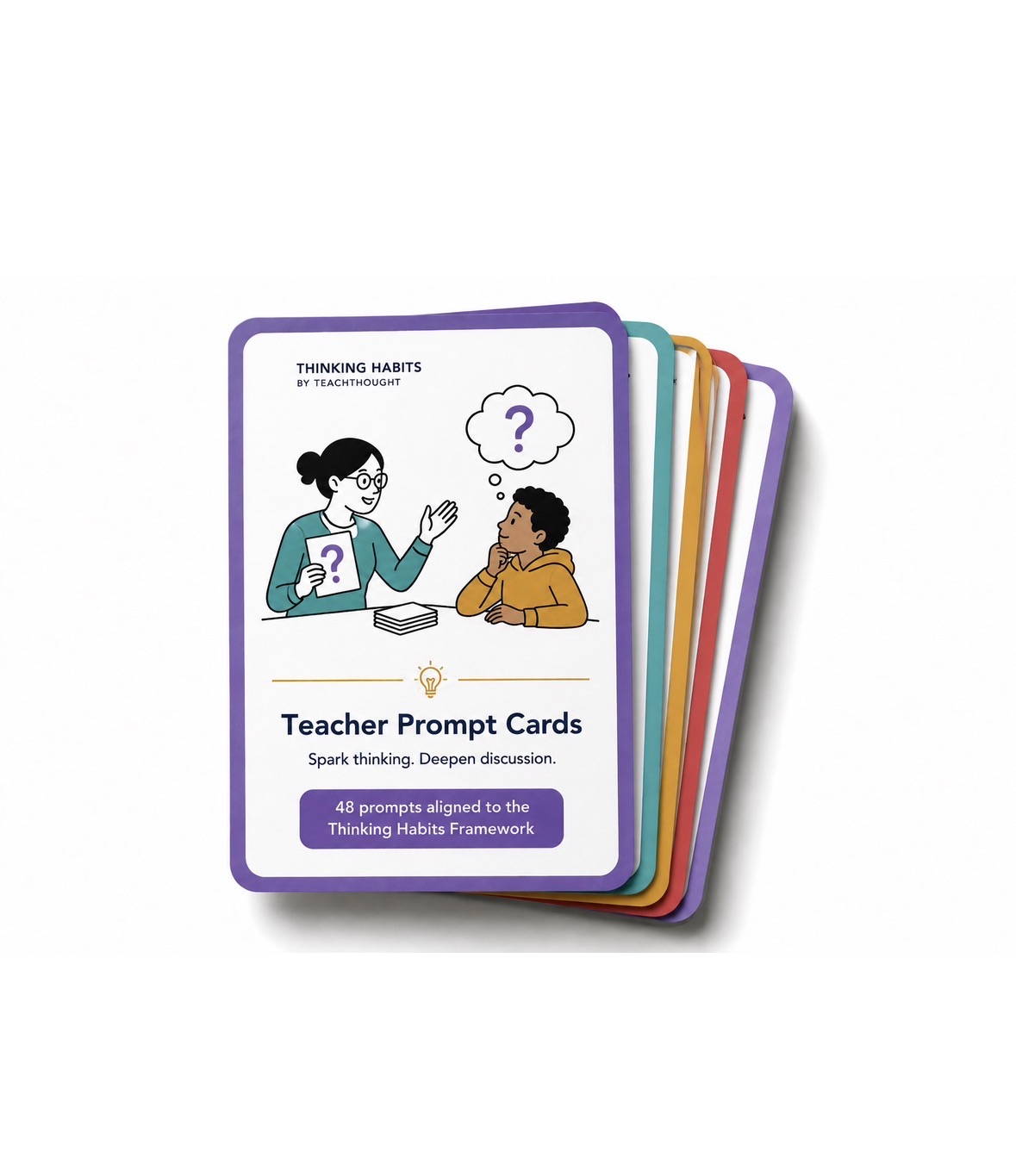 Teacher Prompt Cards cover concept